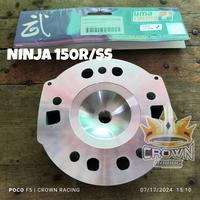 Gambar Cylinder Superhead Cover Tutup Blok Seher Uma Racing Ninja 150 R SS KR Motor Motorcycle dari CROWN RACING undefined 4 Tokopedia