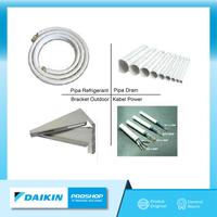 Gambar Material Instalasi Set AC Wall Mounted 1/2 PK - 1.5 PK dari daikin makassar undefined 1 Tokopedia