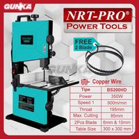 Gambar Norita Band Saw (8" 550 W) NRT-Pro BS200HD Mesin Potong Belah Kayu Tulang Buntut Listrik Inch dari INGCO Tools by GUNKA undefined 2 Tokopedia