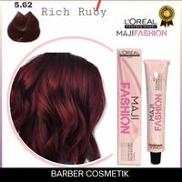 Gambar cat rambut loreal maji fashion majifashion 5.62 + oxidant loreal profesional - cat saj dari Barber cosmetik undefined 1 Tokopedia