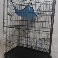 Gambar kandang kucing tingkat 3 uk 75x45x105 dari abbafha undefined 1 Tokopedia