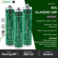 Gambar Glazing MP Green (Clear 300 ml Neutral) Silicone Sealant Silikon Silen GLAZING IKA Hijau Lem Kaca & Aluminium Non-Asam Paintable Kualitas WACKER GP-N Kemasan Tabung - Netral Bening dari INGCO Tools by GUNKA undefined 2 Tokopedia