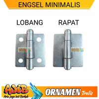 Gambar engsel pintu besi dan baja ringan model minimalis 1pcs - ENGSEL RAPAT dari ajib ornamen undefined 1 Tokopedia