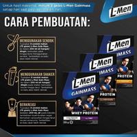 Gambar L-MEN GAIN MASS LMEN GAINMASS CHOCOLATE 800G - 22G WHEY PROTEIN - 10 SERVING LMEN TABUNG COKELAT MELIPUTRII1321 dari Zona Whey Protein undefined 2 Tokopedia