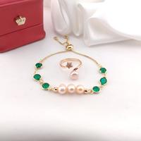 Gambar Rinjanie Gelang + Cincin Mutiara Air Laut dan Tawar Emas Asli Original Lombok Mataram Rangka Rhodium (etalase 2) - GCE 38, Sepasang dari Rinjanie Lombok Pearl undefined 3 Tokopedia