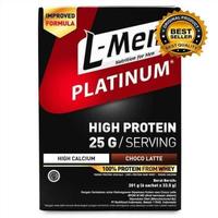 Gambar DISKON!!! PROMO L-MEN LMEN L MEN PLATINUM WHEY PROTEIN POWDER ORIGINAL BEST SELLER MELIPUTRII1321 - CHOCO LATTE, 6 SERVINGS dari Zona Whey Protein undefined 1 Tokopedia