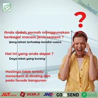 Gambar Glazing MP Green (Clear 300 ml Neutral) Silicone Sealant Silikon Silen GLAZING IKA Hijau Lem Kaca & Aluminium Non-Asam Paintable Kualitas WACKER GP-N Kemasan Tabung - Netral Bening dari INGCO Tools by GUNKA undefined 5 Tokopedia