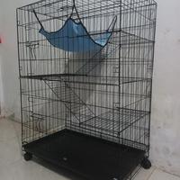Gambar kandang kucing tingkat 3 uk 75x45x105 dari abbafha undefined 2 Tokopedia