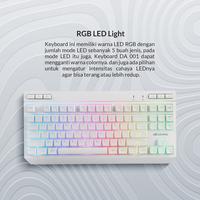 Gambar Keyboard Gaming Digital Alliance RGB TKL Wireless Membrane DA 001 - TKL dari Agres Plus undefined 3 Tokopedia