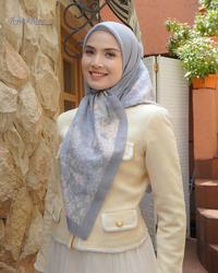 Gambar LOUISALUNA - Alya Series - Hijab Voal Segiempat - Jilbab Motif Wanita - Powder Cream dari Louisaluna_official undefined 4 Tokopedia