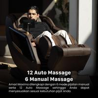 Gambar ADVANCE - Kursi Pijat Amari Maximo (HS8923) Full Body Massage - Alat Pijat Seluruh Tubuh - Kursi Pijat Elektrik - Pearl White dari Advance Store Indonesia undefined 4 Tokopedia