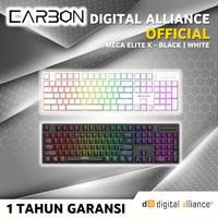 Gambar Keyboard Gaming DIGITAL ALLIANCE RGB Mechanical Anti Ghosting Detachable Type-C Full Size 104 Keys Meca Elite X - White, RED dari Carbon Official Store undefined 1 Tokopedia