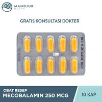 Gambar Mecobalamin 250 mcg 10 Kapsul / Neuropati Perifer dari Apotekmandjurofficial undefined 2 Tokopedia