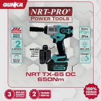 Gambar Brushless Impact Wrench 20V (1/2" 2B1C) NRT-Pro TX65DC Mesin Pembuka Buka Baut Soket Socket Kunci 0.5 Inch Baterai Torsi Besar dari INGCO Tools by GUNKA undefined 1 Tokopedia