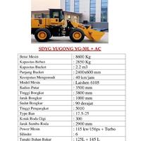 Gambar Mesin Wheel Loader YG 30L dari DutaArt undefined 4 Tokopedia