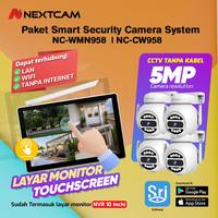 Gambar NEXTCAM SET WIRELESS CAMERA KIT 10 INCH TOUCH SCREEN MONITOR NC-WMN958 | NC-CW958 dari bengkelkomputerptk undefined 3 Tokopedia