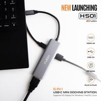 Gambar USB HUB Digital Alliance 5in1 Adaptor Type C to HDMI 4K 30Hz Type C Type A 2.0 3.0 5 Gbps PD 100W dari Top Tech Comp undefined 5 Tokopedia