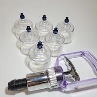 Gambar 6 Cups Lose Weight Healthcare 6 Round Thickened Plastic Cupping Cup Cupping Therapy Vacuum Suction Cupping with Pump dari Final Slash undefined 2 Tokopedia