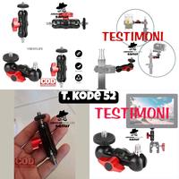 Gambar Andoer Ball Head kamera  magic arm mount adaper 1/4 inch dari Juragan sanur undefined 2 Tokopedia