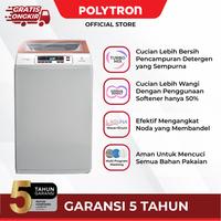 Gambar POLYTRON Mesin Cuci 1 Tabung Top Loading 9 Kg Zeromatic Laguna Series Hijab PAW-9028Y/W dari Gudang Royal_NEW undefined 2 Tokopedia