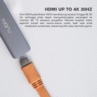 Gambar USB HUB Digital Alliance 5in1 Adaptor Type C to HDMI 4K 30Hz Type C Type A 2.0 3.0 5 Gbps PD 100W dari Top Tech Comp undefined 3 Tokopedia