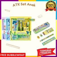 Gambar Paket Alat Tulis Anak Set Perlengkapan Peralatan Sekolah Anak Tk Paud Sd Perempuan Laki Laki Cewek Cowok Lucu Lengkap - 7IN1 CEWEK dari supermainan undefined 2 Tokopedia