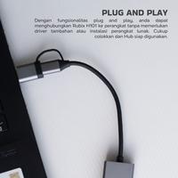 Gambar USB HUB Digital Alliance Ethernet Adaptor Gigabit LAN Type A+C to RJ45 dari Top Tech Comp undefined 4 Tokopedia