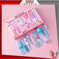 Gambar TERLARIS OSM JKT 6026 BABY CARE KIT SET 10 IN 1 / PERLENGKAPAN BAYI 10 IN 1 / KIT NEWBORN 10 IN 1 / INFANT HEALTHCARE GROOMING SET - Kuning dari Toko Lina Salma undefined 1 Tokopedia