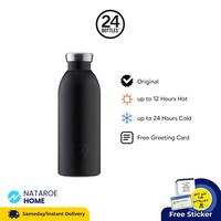 Gambar Tumbler 24Bottles Clima Bottle 500Ml - Stone Tuxedo Black Original Best Seller dari aliscejd undefined 1 Tokopedia