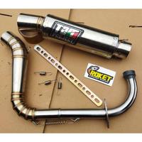 Gambar Knalpot TZM CORONG stainless leheran sunmory atas nungging inlet 50 untuk aerox nmax vario mio beat speacy mio lezy - Aerox old, full set dari speedstore007 undefined 4 Tokopedia