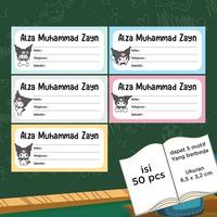 Gambar Stiker nama label mata pelajaran buku sekolah sticker custom mapel part 4 - lotso dari jingle belle store undefined 3 Tokopedia