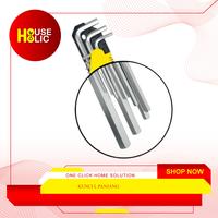 Gambar HASSTON Kunci L Panjang Set 9 Pcs / Long Hex Key 1,5mm - 10mm 1865-020 dari Householic undefined 2 Tokopedia