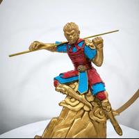 Gambar Pajangan sun wukong Patung dewa Pelindung kera sakti Gold Monkey king dari moridaki collection undefined 3 Tokopedia