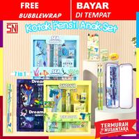 Gambar Paket Alat Tulis Anak Set Perlengkapan Peralatan Sekolah Anak Tk Paud Sd Perempuan Laki Laki Cewek Cowok Lucu Lengkap - 7IN1 CEWEK dari supermainan undefined 1 Tokopedia