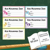 Gambar Stiker nama label mata pelajaran buku sekolah sticker custom mapel part 4 - lotso dari jingle belle store undefined 1 Tokopedia