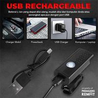 Gambar Lampu Depan Sepeda LED Tahan Air - Lampu Aksesoris Sepeda Tahan Air - Lampu Sepeda dari Pedagang Remote_NEW undefined 3 Tokopedia