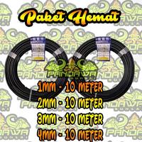 Gambar Pandawa Bonsai-Alat Bonsaipaket Kawat Bonsai Almunium Hitam & Silver Paket 40 Meter - Hitam, 40 meter dari dika.pratama823 undefined 1 Tokopedia
