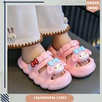 Gambar Sandal Slop Anak Tebal Anti Slip Sanrio Kuromi Lucu / Sendal Perempuan - Melody, 22 - 23 dari KAWANMURAH STORE undefined 1 Tokopedia