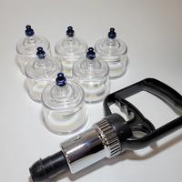 Gambar 6 Cups Lose Weight Healthcare 6 Round Thickened Plastic Cupping Cup Cupping Therapy Vacuum Suction Cupping with Pump dari Final Slash undefined 1 Tokopedia