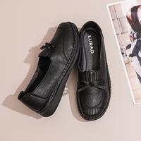 Gambar LURAD Sepatu Wanita Pantofel Kulit Asli Sekolah Kerja Slip On Stylist YJ1001 - Merah, 38 dari LURAD.ID undefined 5 Tokopedia