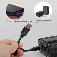 Gambar 1-Channel 48V Phantom Power Supply with XLR 3 Pin Microphone Cable for Condenser Microphone Music Recording Equipment dari EvoBay undefined 2 Tokopedia