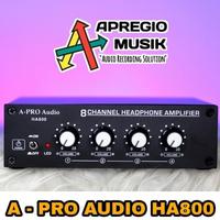 Gambar APRO AUDIO HA800 8 CHANEL OUTPUT STEREO HEADPHONE AMPLIFIER RIADIIMANSAHPUTRA503 dari Klontong atuk undefined 4 Tokopedia