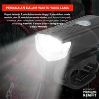Gambar Lampu Depan Sepeda LED Tahan Air - Lampu Aksesoris Sepeda Tahan Air - Lampu Sepeda dari Pedagang Remote_NEW undefined 2 Tokopedia