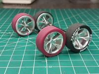 Gambar Bubut Ban - tamiya STBup TOB STB balance presisi original superhard dan maroon Silang - 5spoke blckplt dari IO Workshop Mini4wd undefined 1 Tokopedia