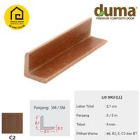 Gambar Lis Siku Profil Aksesoris Wpc Duma (21 x 21) - 3 Meter dari Anekka Decor undefined 2 Tokopedia