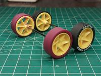 Gambar Bubut Ban - tamiya STBup TOB STB balance presisi original superhard dan maroon Silang - 5spoke blckplt dari IO Workshop Mini4wd undefined 5 Tokopedia
