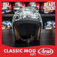 Gambar HELM ARAI CLASSIC MOD ART HALF FACE HELMET VINTAGE CAFE RACER CUSTOM ORIGINAL dari THC Helmets undefined 2 Tokopedia