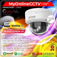Gambar DS-2CD1127G2H-LIU Hikvision Audio IP Cam PoE CCTV 2MP ColorVu Dual Light Dome dari MyOnlineCCTV undefined 1 Tokopedia
