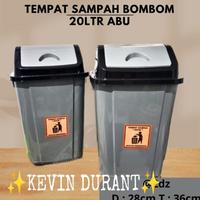 Gambar ( KD1 ) Tempat Sampah Hitam 20lt / Tempat Sampah Hitam Jumbo / Tempat Sampah Hitam Bombom / Tempat Sampah Hitam Besar / Tempat Sampah Indoor Outdoor berkualitas - Hitam dari Deruyan undefined 2 Tokopedia