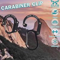 Gambar ELFS ACTIVE CARABINER CLIP WITH 360 ROTATING S HOOK OUTDOOR GEAR dari TOKO AISYAH5758 undefined 5 Tokopedia